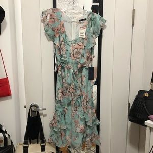 Blue Floral Dress